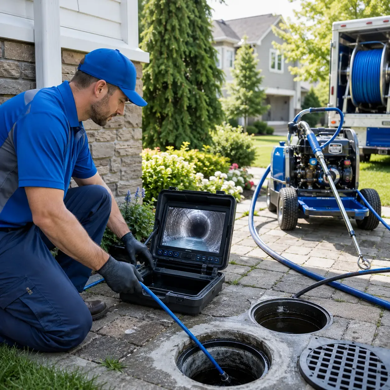 Outdoor drain cleaning professionals serving Billerica, MA